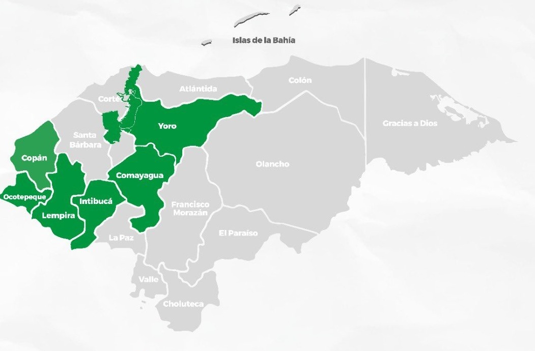 Seis departamentos en Alerta Verde por paso de onda tropical y vaguada